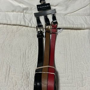 Tahari woman   3 belts pack size xxxl
